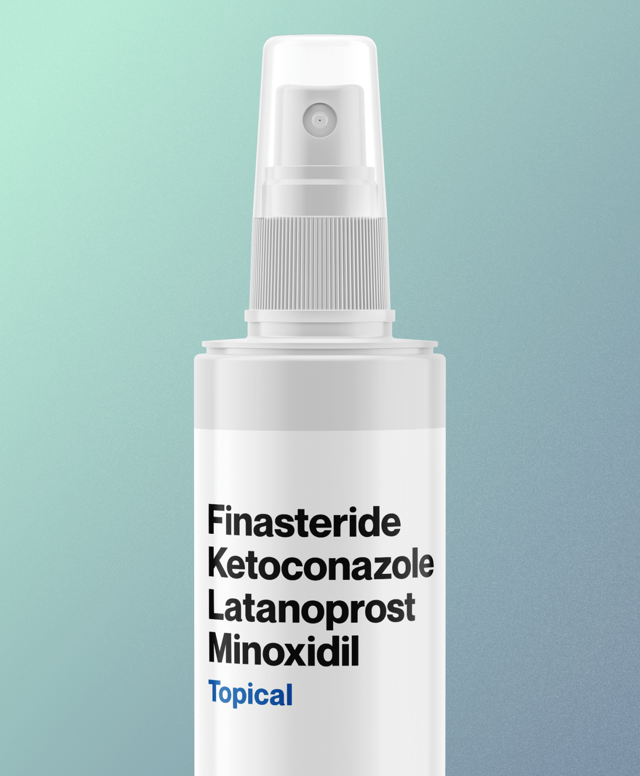 Finasteride Ketoconazole Latanoprost Minoxidil Bottle Images